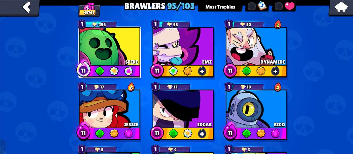 продажа аккаунта к игре Brawl Stars